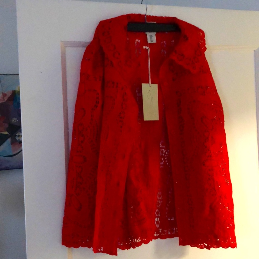JOIE (M) Classy lace blouse / jacket